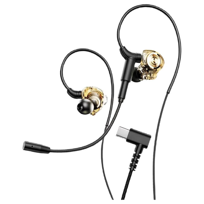 Zhiguozhe Gaming Headset Wired Esports USB In-Ear Earphones with Microphone 2-in-1 HiFi Delta Laptop Desktop 2026 Latest Model