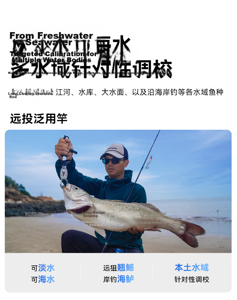 KastKing Ultra Squid Specialized Lure Rod Long Casting Sea Bass Rod Straight Handle Qiaozui Sea Fishing Rod 2