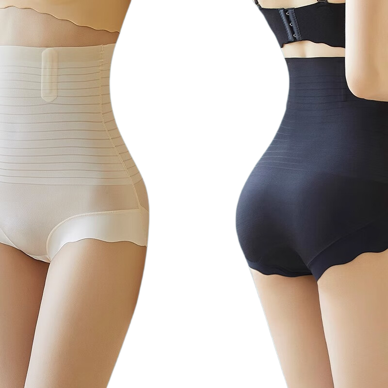 Bejirong Women's High-Waist Tummy Control Seamless Shapewear Panties Postpartum Waist Slimming Underwear for Wedding Dress