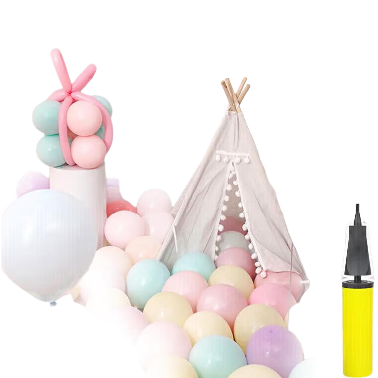 Abaoli Macaron Thickened Explosion-Proof Balloon Children's First Birthday Party Decoration Colorful Balloons