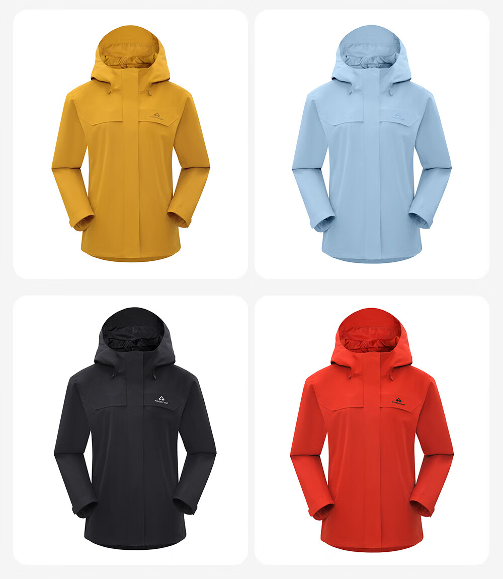 Toread Suzaku 2.0 3-in-1 Women's Spring Autumn Outdoor Windproof Waterproof Hiking Mountaineering Jacket Unisex 30