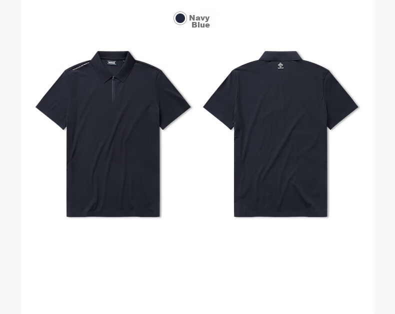 Texwood Deshi Active Apple Standard Fit Summer Lightweight Outdoor Breathable Men's Polo Shirt Navy Blue M 6