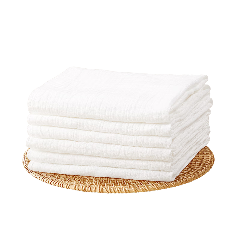 Cotton Moisture Baby Gauze Pure Cotton Newborn Diaper Washable 6-Pack Breathable 60*40cm