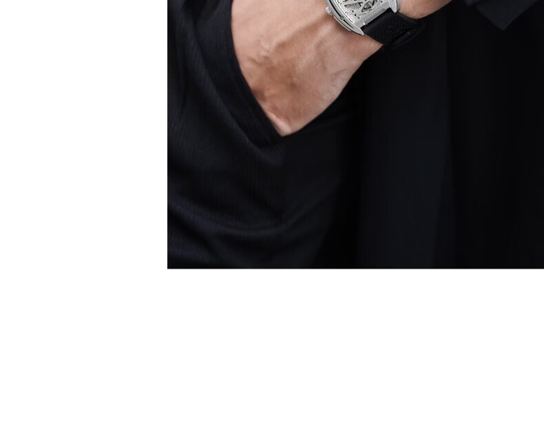 CIGA Design Xijia Sharp Barrel Dual-Skeleton Mechanical Watch Men's Wristwatch Birthday Gift 26