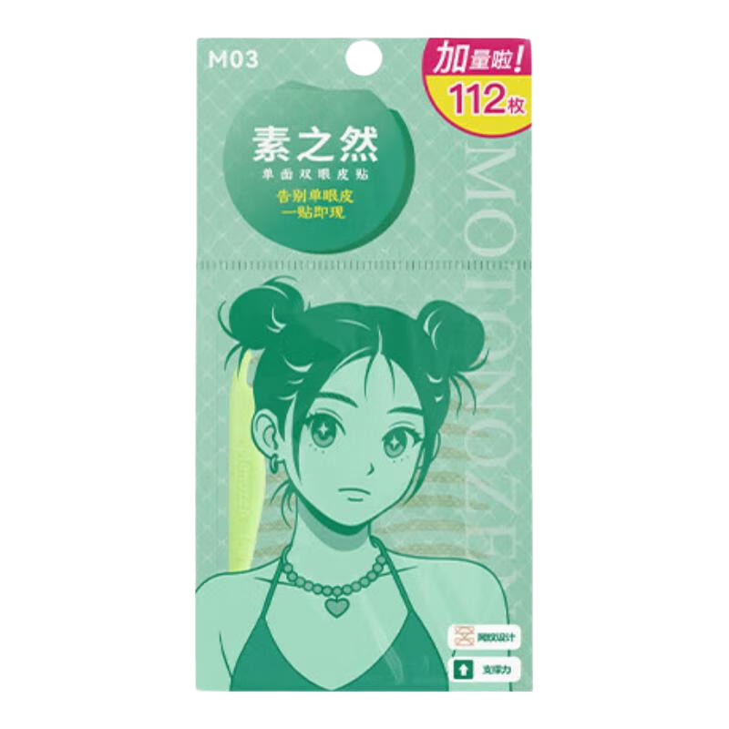 Su Zhi Ran Double Eyelid Tape Beauty Lace Skin Tone Invisible Natural Puffy Eye Patch Unisex Extra Pack M03 112 Pieces