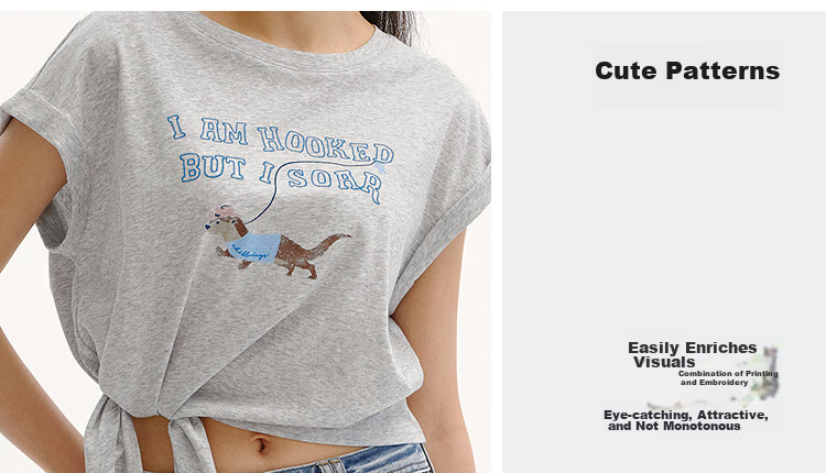Semir Mall Edition | Illustrator Collaboration Women's Summer Short Loose Graphic T-Shirt 2026 Top 101326100040 11