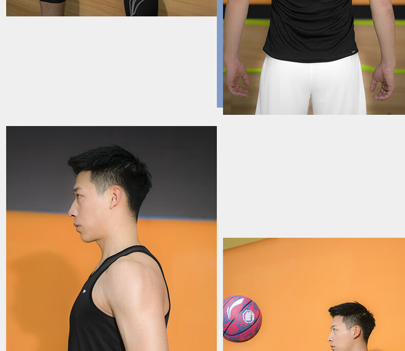 Li-Ning Men's Quick-Dry Sports Vest Sleeveless T-Shirt Running Training Marathon Basketball Breathable 2XL 11