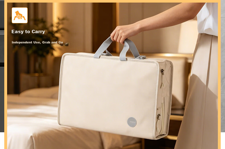 American Tourister Travel Storage Bag Luggage Clothes Organizer Travel Essential Storage Bag Set 68Q Light Khaki 4