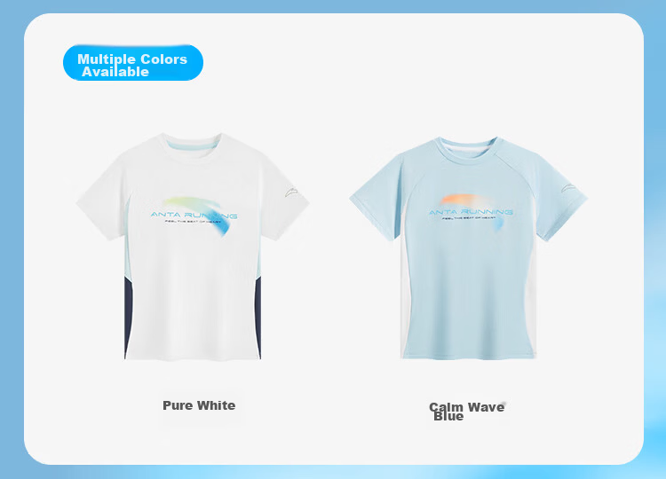 Anta Kids Short Sleeve T-Shirt Toddler Baby Summer 2026 Breathable Cool White Tee 352629104 19