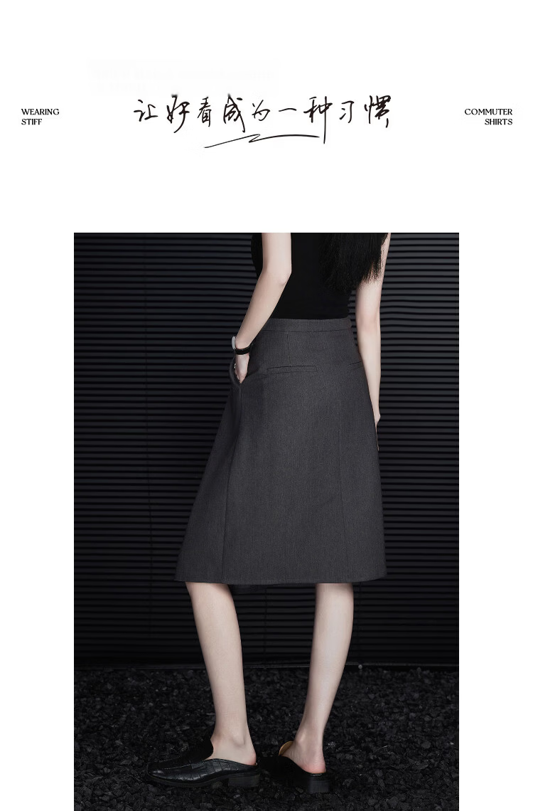Demana [Intelligent Commuting] Spring Design Irregular Front A-Line Umbrella Skirt Loose Fit Women's Mini Skirt 7