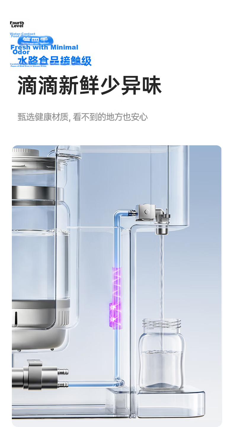 Little White Bear [Heavy New Product] Rapid Cooling Milk Maker All-Glass Quantitative Constant Temperature Kettle Baby Formula Dedicated Thermostatic Kettle L3 19