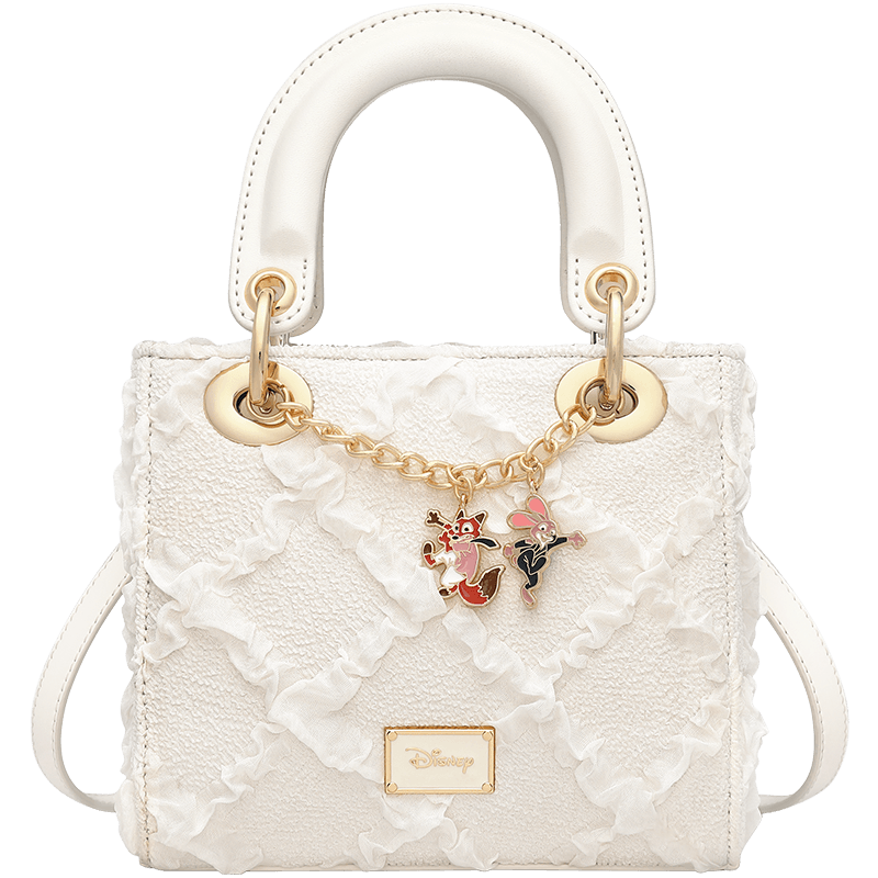Disney Women's Lightweight Luxury Chiffon Princess Small Square Shoulder Crossbody Bag Travel Handbag Birthday Gift 2026 New