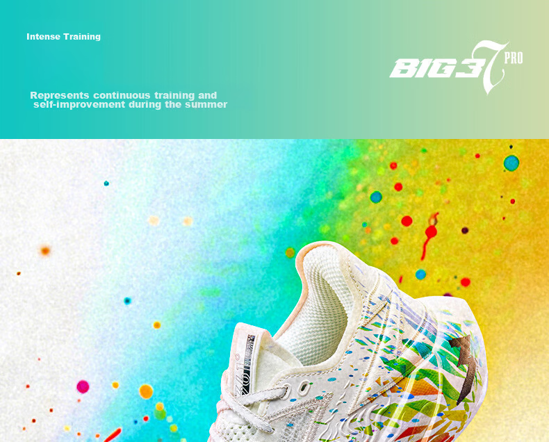 361° Men's BIG3 7pro Basketball Shoes Sports Training Sneakers 672621108-2 40