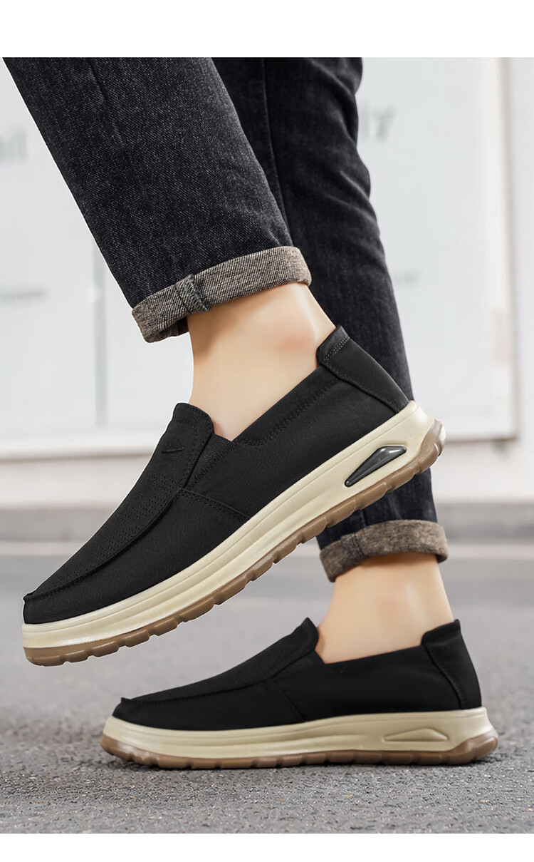 Warrior Official Slip-On Men's Shoes Summer 2026 New Breathable Mesh Dad Old Beijing Cloth Shoes Khaki Size 39 12