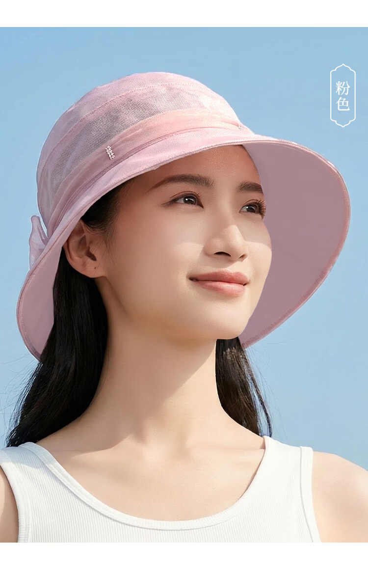 Shanghai Story Women's Silk Sun Hat Spring Summer Mulberry Silk UV Protection Sun Hat Beige Mom Gift 13