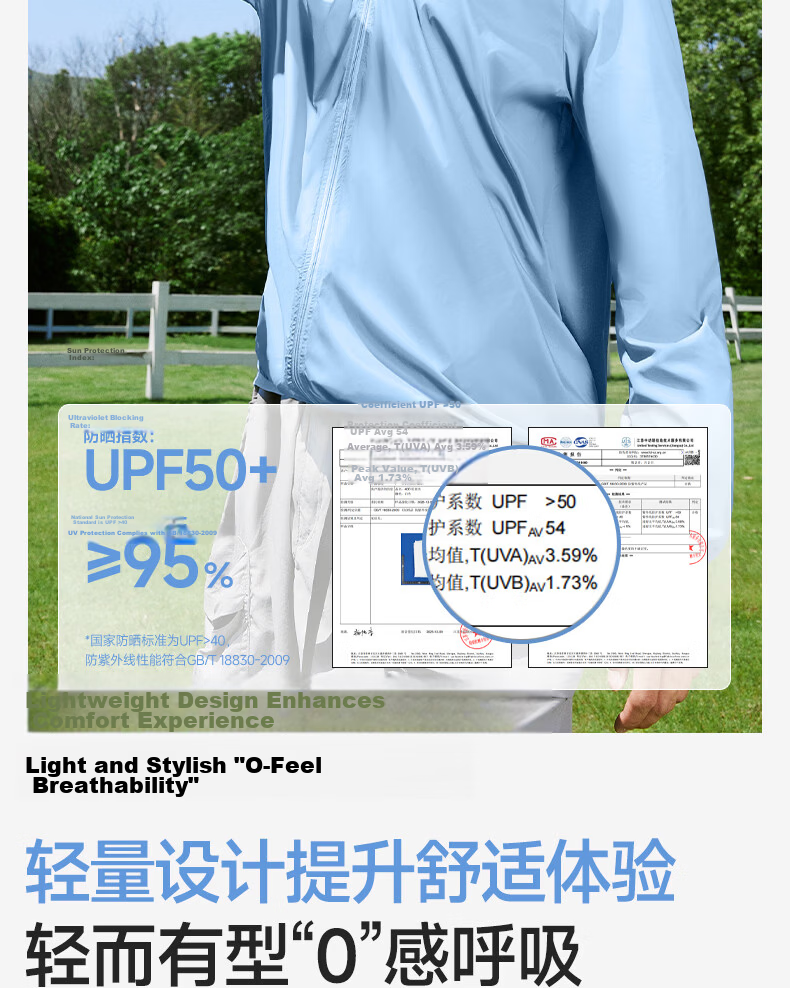JEEP Men's Outdoor Cycling Sun Protection Jacket Summer Lightweight Cooling Quick-Dry UV Protection Coat Z White M 5