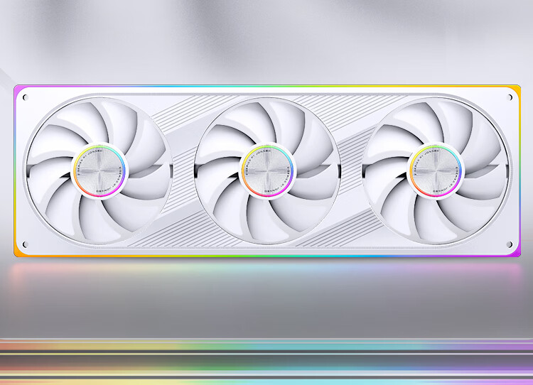 JONSBO ZE-360WR ARGB White 12CM x3 Case Fans Reverse Blade (Four-Sided Thousand-Layer Mirror Full Light Effect / Motherboard Sync Lighting / PWM Male-Female Connector) 9