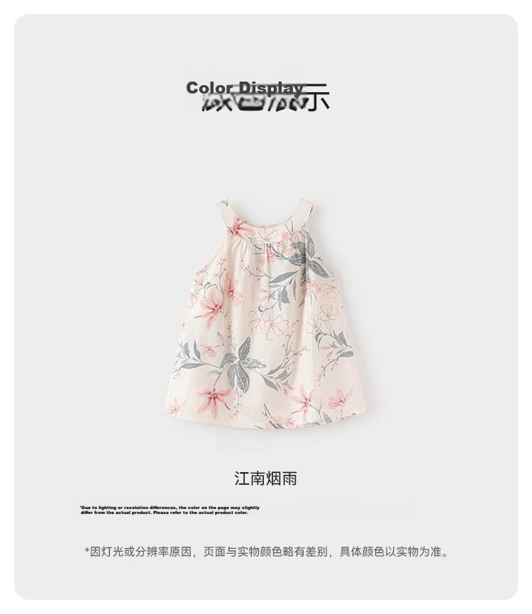 Babylove Baby Girl Summer Thin Cotton Halter Dress Sweet American Style Princess Dress Cool Summer Outfit 10