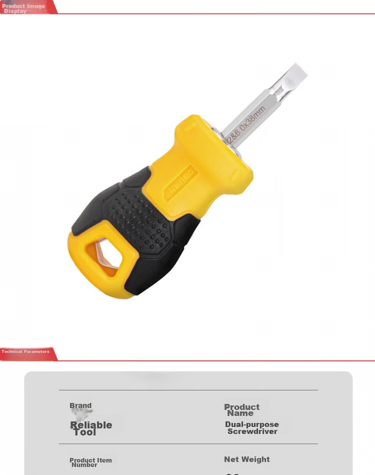 Deli Tool Dual-purpose Screwdriver 6/PH2x38mm DL636002 1