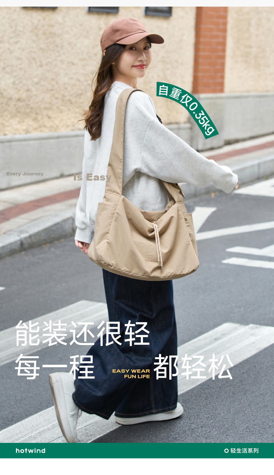 Hotwind Women's Shoulder Bag Crossbody Bag Lightweight Commuter Large Capacity Laptop Bag Casual Travel Qixi Valentine's Day Gift 8