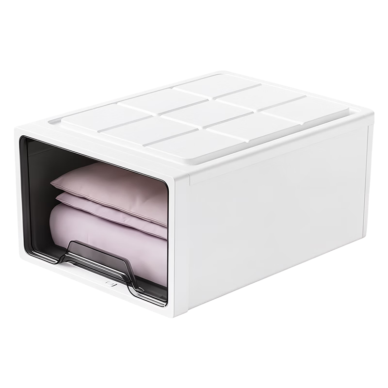 Jiabangshou Storage Box, Drawer-Style Organizer Cabinet, Closet Storage Container [41*28.5*16], Single Unit