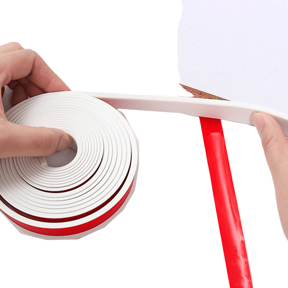 Xinuo U-Shaped Edge Banding Tape for Cabinets, Wood Doors, Tables, Chairs, Wardrobes, Furniture Edge Trim, Gray, 1.8cm x 5m