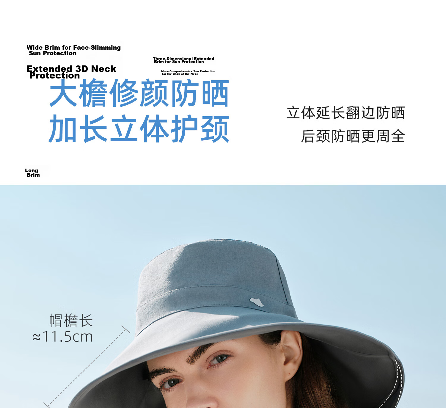 FANCET Wide Brim Sun Hat for Women Summer Reversible Cooling UV Protection Fisherman Hat Japanese Style Simple Sunshade Hat 12