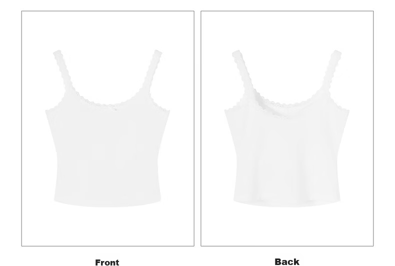 TonLion 2026 Summer New Lace Splice Sleeveless Vest Women's Casual Outerwear Stylish Innerwear 16