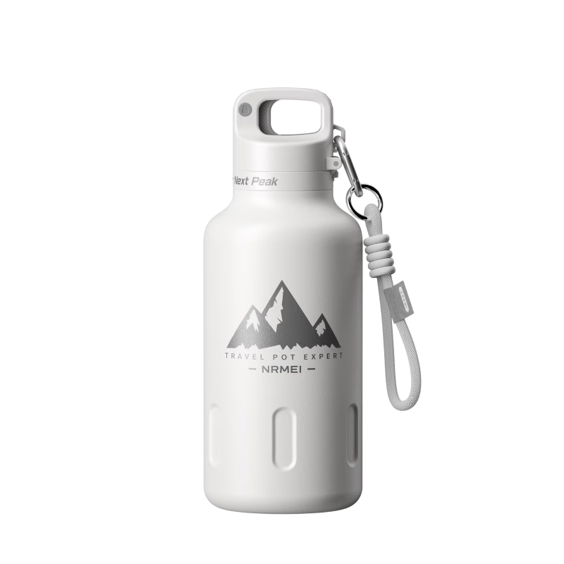 NRMEi Insulated Large Capacity Thermos Cup for Men High-Value 2026 Edition Student Portable Outdoor Sports Straw Bottle