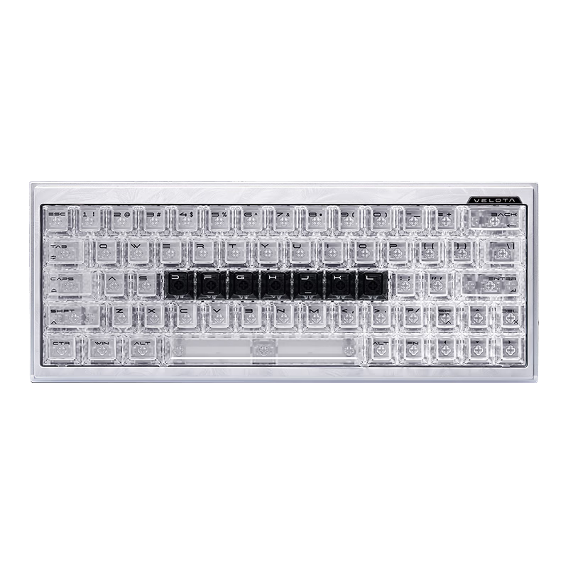ATK Fanta FUZZY60/63V2 Magnetic Axis Keyboard Valorant Esports Custom Mechanical Keyboard FUZZY63V2 Standard Edition Ice Blue Carbon Edition