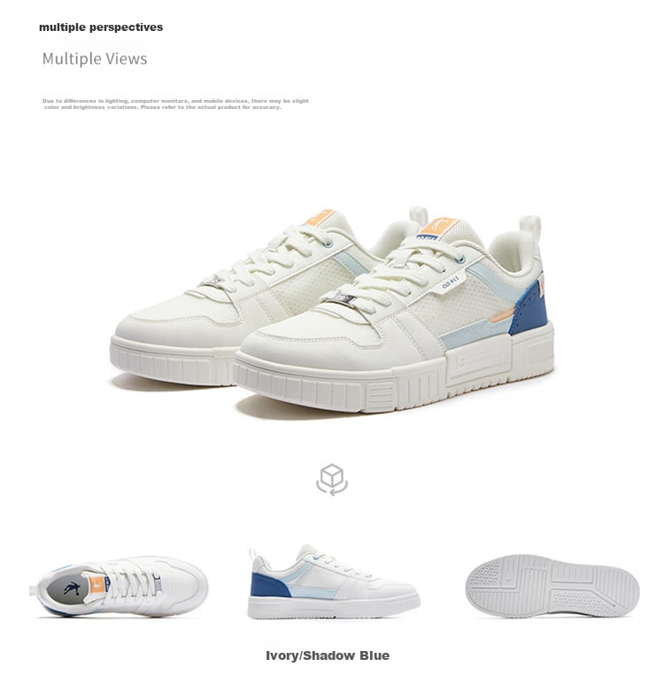 QIAODAN Men's Sneakers, Summer New Style Mesh Lightweight Breathable Casual Shoes, Thick-Soled Height-Increasing White Shoes, Sports Shoes for Me 27