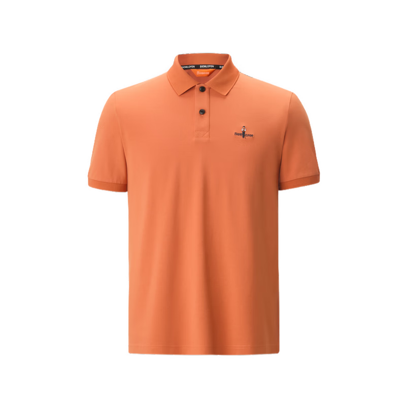 Biyinlefen [Ice Oxygen Bar] 2026 Spring Summer New Men's Casual Multi-Color Antibacterial Cooling Stretch Short Sleeve Polo Shirt T-Shirt