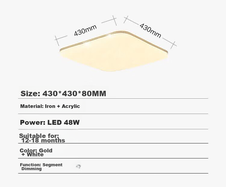 NVC LED Ceiling Light Full Spectrum Eye Protection Smart Living Room Lamp Modern Minimalist Luxury Starry Sky Whole House Three-Bedroom Two-Living Room 14