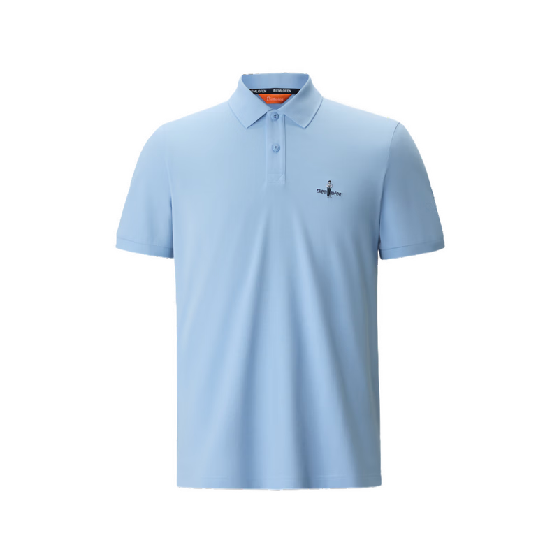 Biyinlefen [Ice Oxygen Bar] 2026 Spring Summer New Men's Casual Multi-Color Antibacterial Cooling Stretch Short Sleeve Polo Shirt T-Shirt