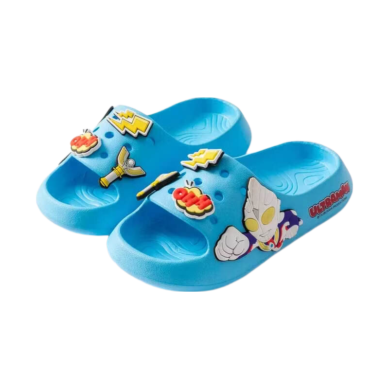 Duomiao Children's Slippers Boys Summer Non-Slip Indoor Bathroom EVA Soft Sole Kids Sandals 250007BL