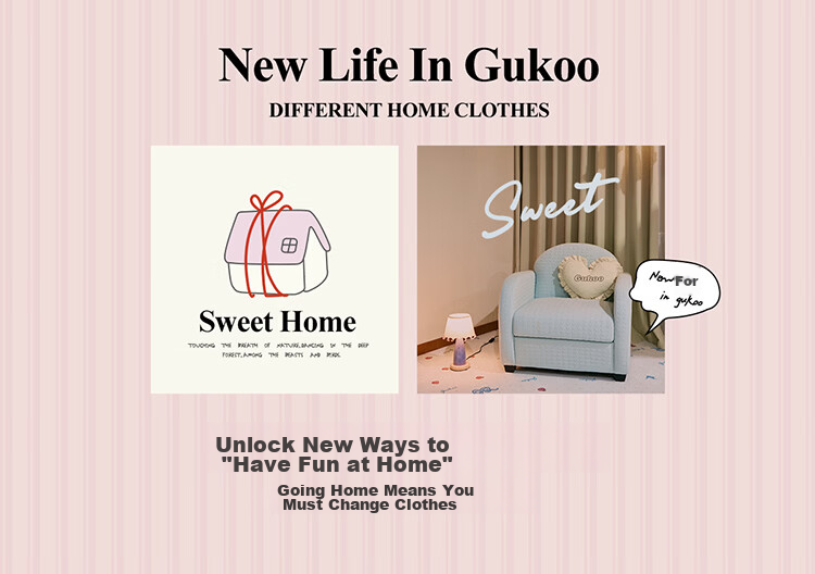 Gukoo Women's Summer Pajamas Ratatouille Doll Collar Nightdress Pure Cotton Jumpsuit Homewear Set Light Mist Blue S 3