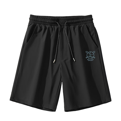 Baleno Men's Shorts, Summer Ice Silk Quick-Dry Loose-Fit Large Size Men's Air Conditioning Pants, High-Waist Outdoor Wear, Student Casual Five-Point Shorts