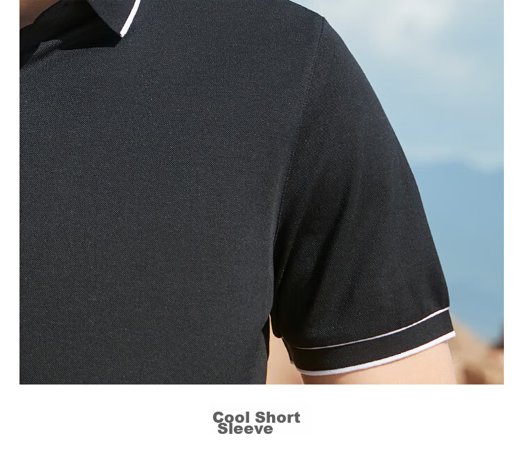 Antonio 55% Mulberry Silk Cooling Breathable High-End Short Sleeve Polo Shirt Men Summer Knitted Business Casual T-Shirt Top 31