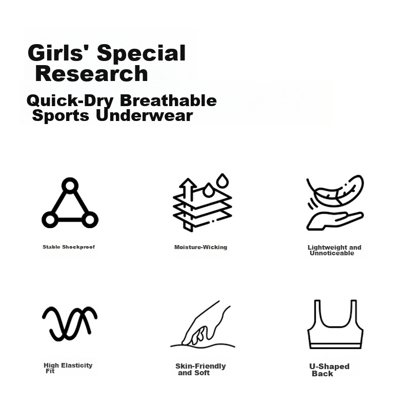 GRACEWELL Girls' Underwear 6-12 Years Thin Breathable Vest Puberty Stage 1 Youth Student Bra 3