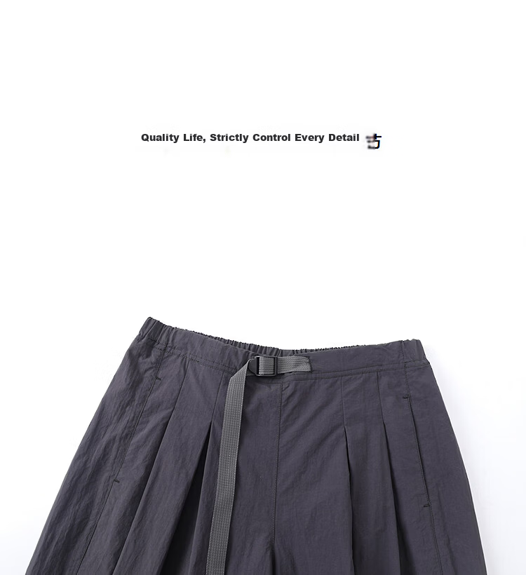 Demana [Three-Proof Black Technology] Spring Lightweight Sports Pleated Cropped Wide-Leg Slimming Casual Pants for Women Premium Feel 14