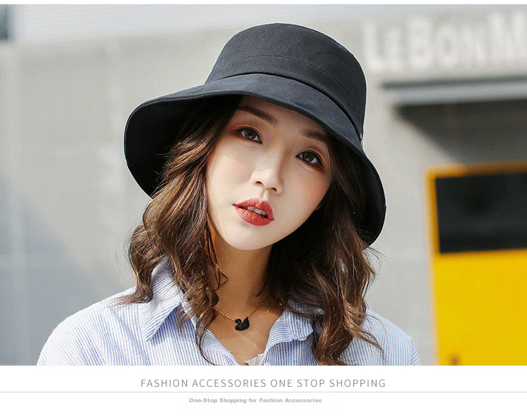 GLO-STORY Women's Sunshade Hat Thin Mesh Breathable Sun Protection Fisherman Hat Korean Style Casual Foldable UV Protection Bucket Hat 21