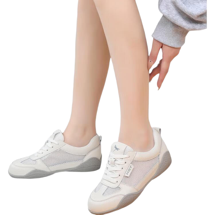 RED DRAGONFLY Women's Casual Shoes, Hollow Mesh Upper, Ladies' Trendy Soft-Soled Sneakers, Korean-Style Women's Shoes, WXB330201L