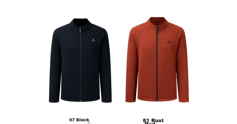Biyinlefen Polartec Ultra-Light Warmth Autumn Winter Men's Solid Color Casual Stand Collar Knitted Jacket Fleece Outerwear 21