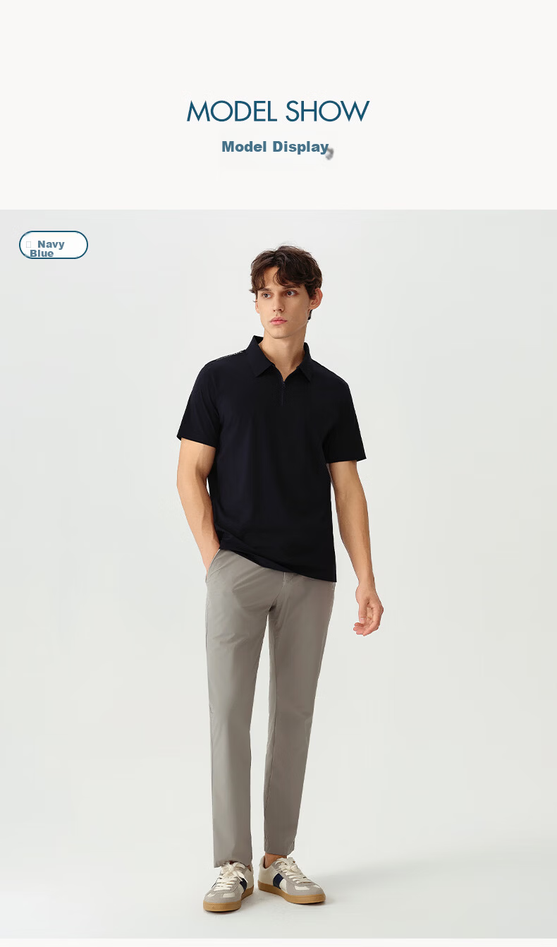 Texwood Deshi Active Apple Standard Fit Summer Lightweight Outdoor Breathable Men's Polo Shirt Navy Blue M 10