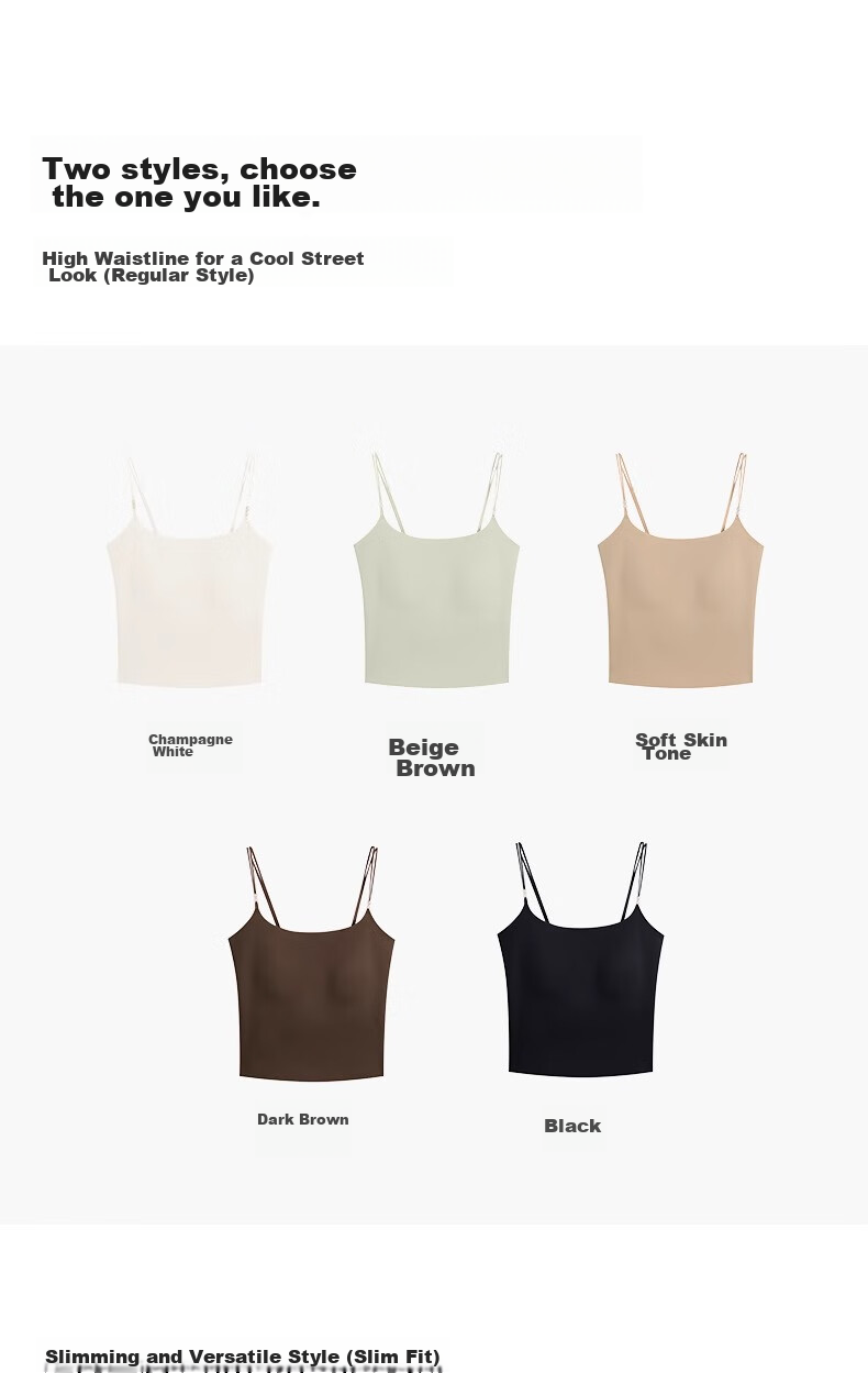 MiiOW Women's Strap Vest 2025 New Chest Pad Built-in Bra Backless Integrated Summer White Top 12