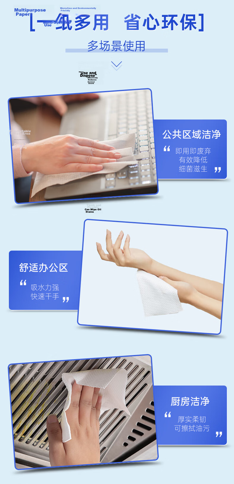 Zhiyue Hand Towels, Single-Ply, 200 Sheets*20 Packs, XXL Size, Commercial Paper Towels, for Hotels, Restrooms, Shopping Malls, Dry Hand Tissues, Whole Box 10