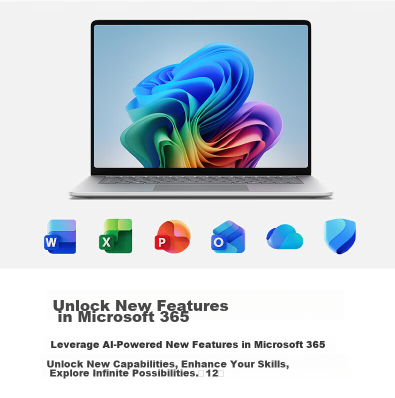 Microsoft Surface Laptop 13.8-inch (8th Gen) Snapdragon X2 Plus 16GB 512GB Platinum 14