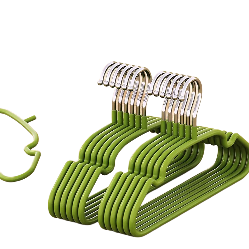 Jialifang Resin Children's Hangers, Non-Slip, Seamless, Thickened Drying Rack, Pack of 10, 35cm, for Infants And Toddlers