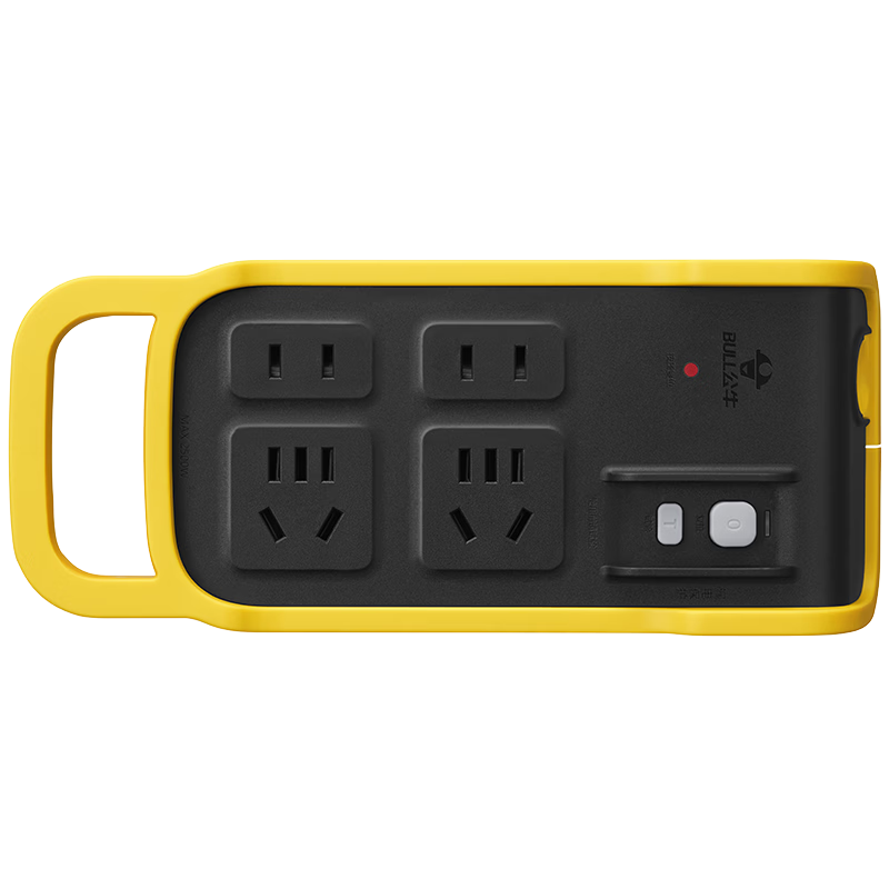 BULL Leakage Protection / Engineering Drop-Resistant / Socket / Power Strip / Extension Cord / Power Bar, 4 Outlets, Wireless GN-C122L