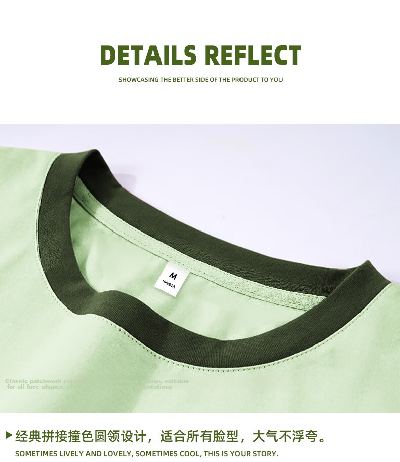 Warrior Trendy Colorblock Cotton Short Sleeve Women's 2026 New Summer Loose Casual Fashion Half Sleeve T-Shirt Top 16
